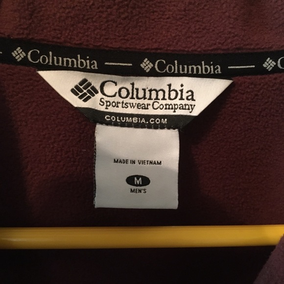 “Virginia Tech” Men’s COLUMBIA collar fullzip Medium jacket. EUC. High quality. - Picture 3 of 6